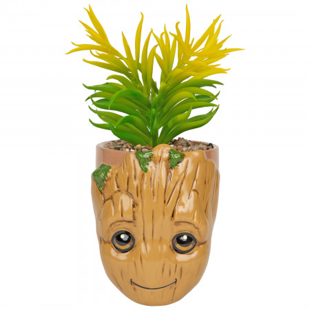 Guardians of the Galaxy Baby Groot Face 3D Ceramic Planter Pot